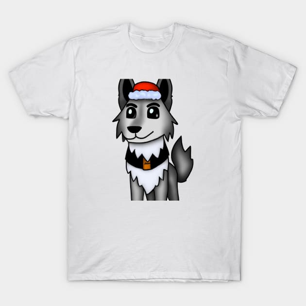 Cute Alpha Wolf Drawing T-Shirt by Play Zoo